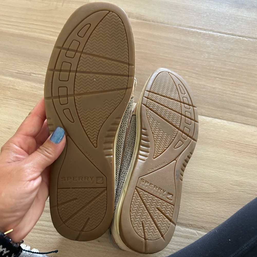Sperry Women's Brown and Cream Loafers - Picture 3 of 4